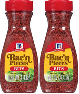 McCormick Bac'n Pieces Bacon Flavored Bits for Portable Picnic and Cookout Toppings, 4.4 oz