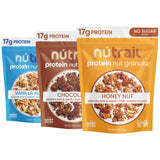 NuTrail Protein Nut Granola Variety Pack – Trail-Ready Keto Snack for Backpacking and Camping