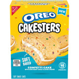 OREO Cakesters Confetti Cake Soft Snack Cakes – Office Desk Drawer Snack for Coworkers, 5 Individually Wrapped Packs