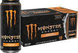 Monster Energy Orange Dreamsicle Sugar Energy Drink 16oz 15 Pack – Mid-Afternoon Pick-Me-Up for Home Office