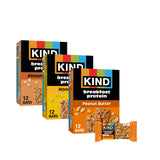 KIND Breakfast Protein Bars – Pocket-Sized Energy Bar for Backpacking and Active Days, 18 Pack of 2