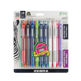 Zebra Pen Z-Grip Ballpoint & Mechanical Pencil Set for the Focused Home Office, 18-Pk Retractable Note-Taking Combo