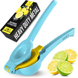 Zulay Kitchen Handheld Lemon Press – Neutral-Toned Juicer for Intentional Home Cooks, No-Bulk Manual Squeezer