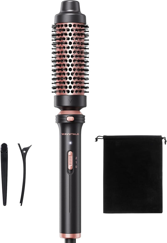 1.5-inch tourmaline ceramic barrel with even heat distribution and negative-ion technology