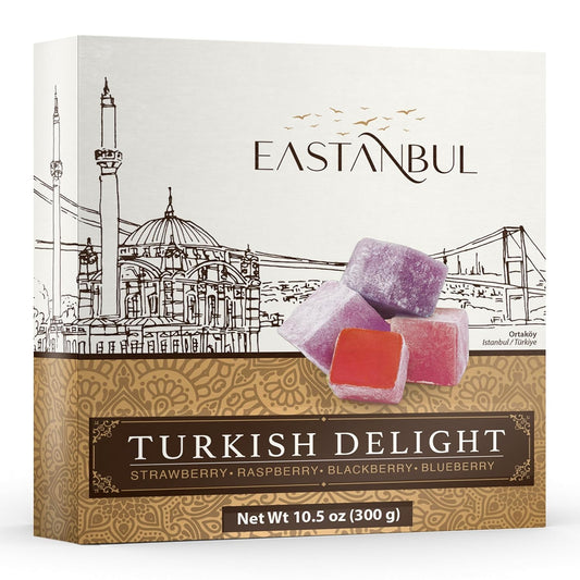 10.5oz assortment pack with strawberry, blackberry, raspberry, and blueberry flavors