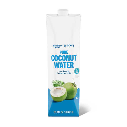 100% pure coconut water, not from concentrate
