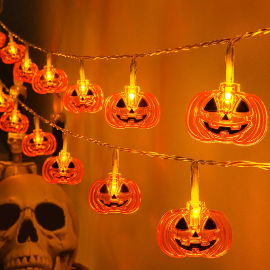 10ft string with 20 led pumpkin-shaped lights (variant 1)