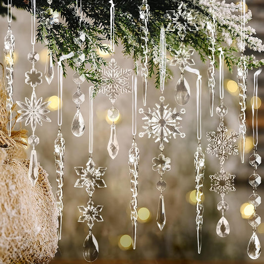 18-piece set in 7 styles ranging from 4.8" to 7.5" for layered hanging