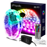 PHOPOLLO Smart LED Strip Lights – Nightly Ritual Mood Lighting with Custom Color Programming
