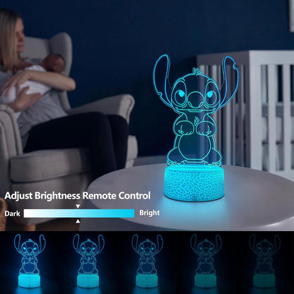 3D LED Night Light with Auto Restart and Timer – Smokeless Flameless Lamp Safe Around Children and Sleeping Pets