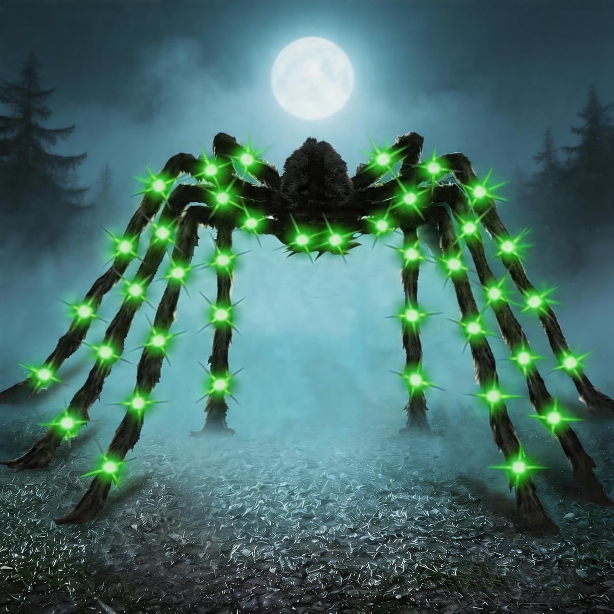 6.6ft (2m) fully expanded leg span for oversized visual impact