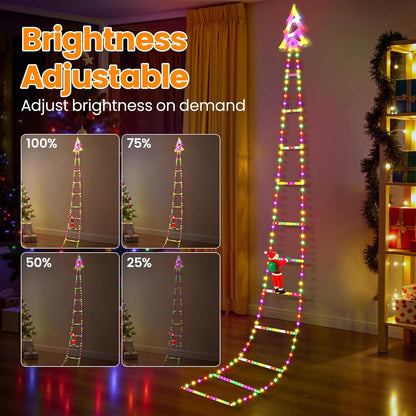 8 selectable lighting modes including steady on, chasing, and slow fade