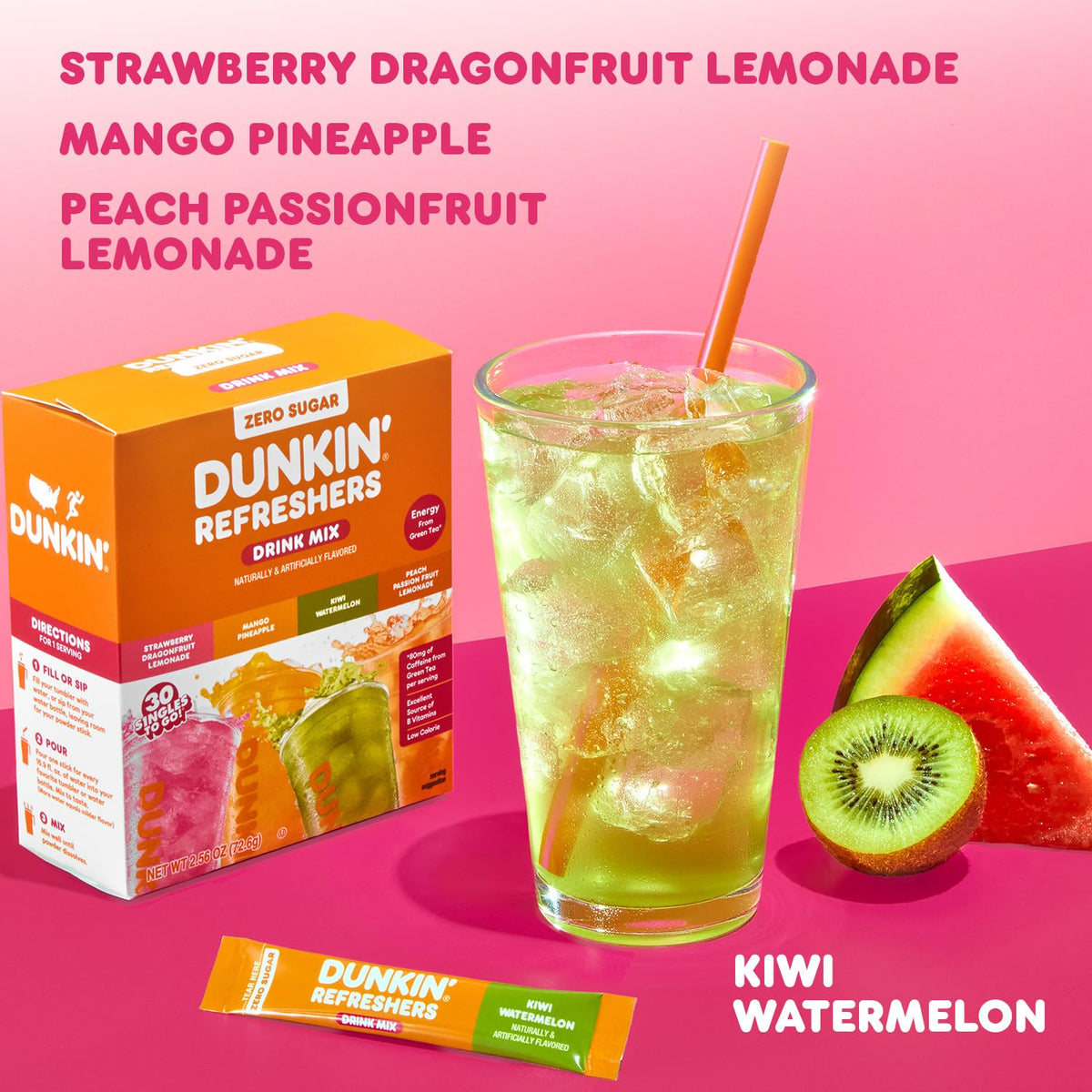 80mg caffeine per serving from green tea extract