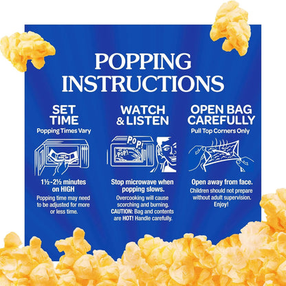 ACT II Xtreme Butter Microwave Popcorn – Wholesome Family Snack with Natural Butter Flavor for Cozy Blanket Nights and Aromatherapy-Style Comfort