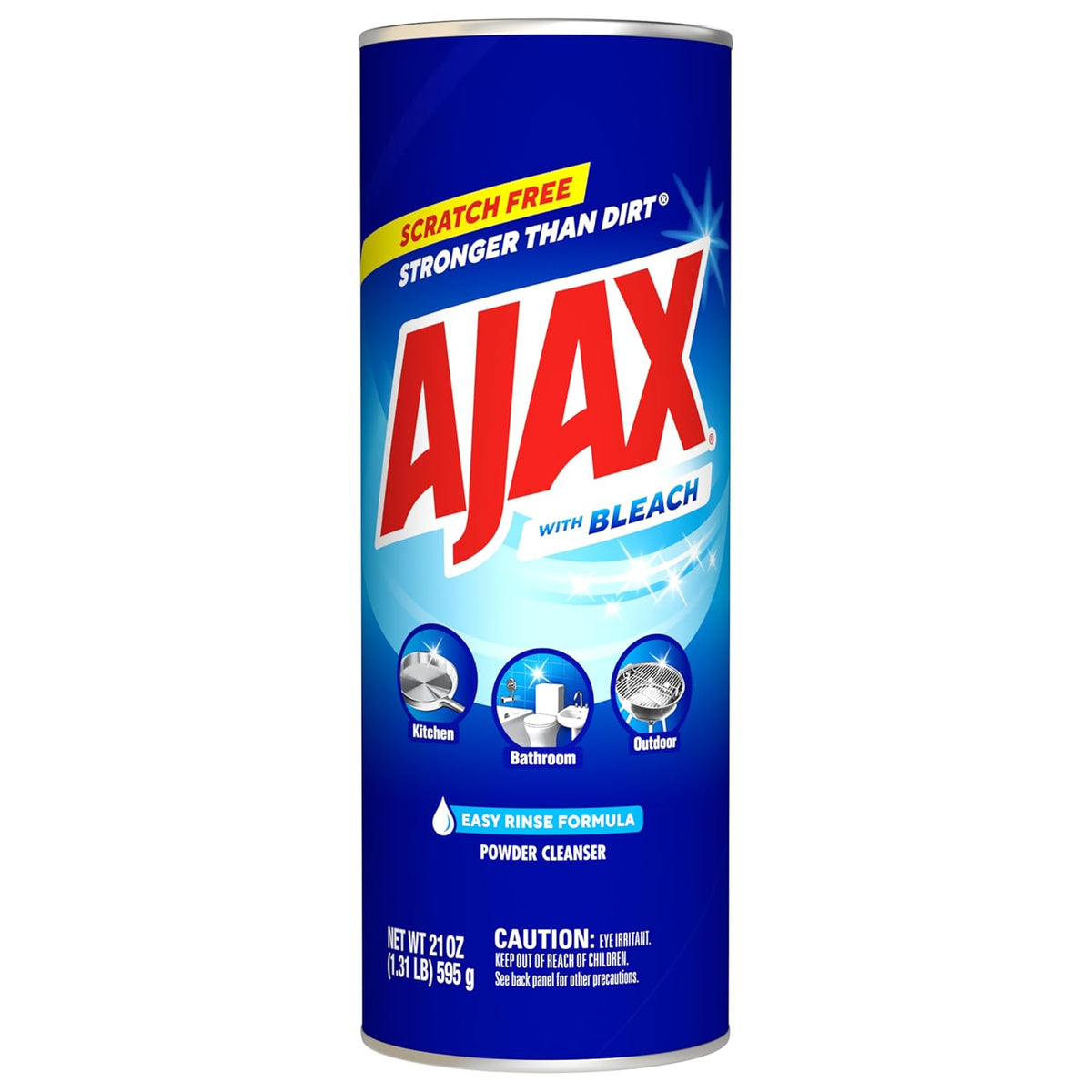 Ajax Powder Cleanser with Bleach - Phosphate-Free 12-Pack for Kid-Safe and Pet-Aware Homes