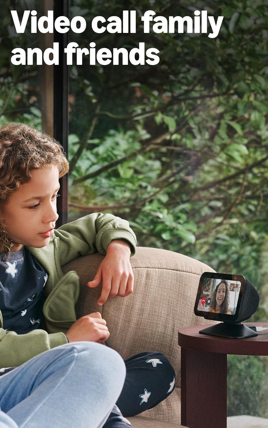 Amazon Echo Show 5 Cozy Entryway Smart Companion, Alexa+ Compact Display with Ambient Clock and Weather