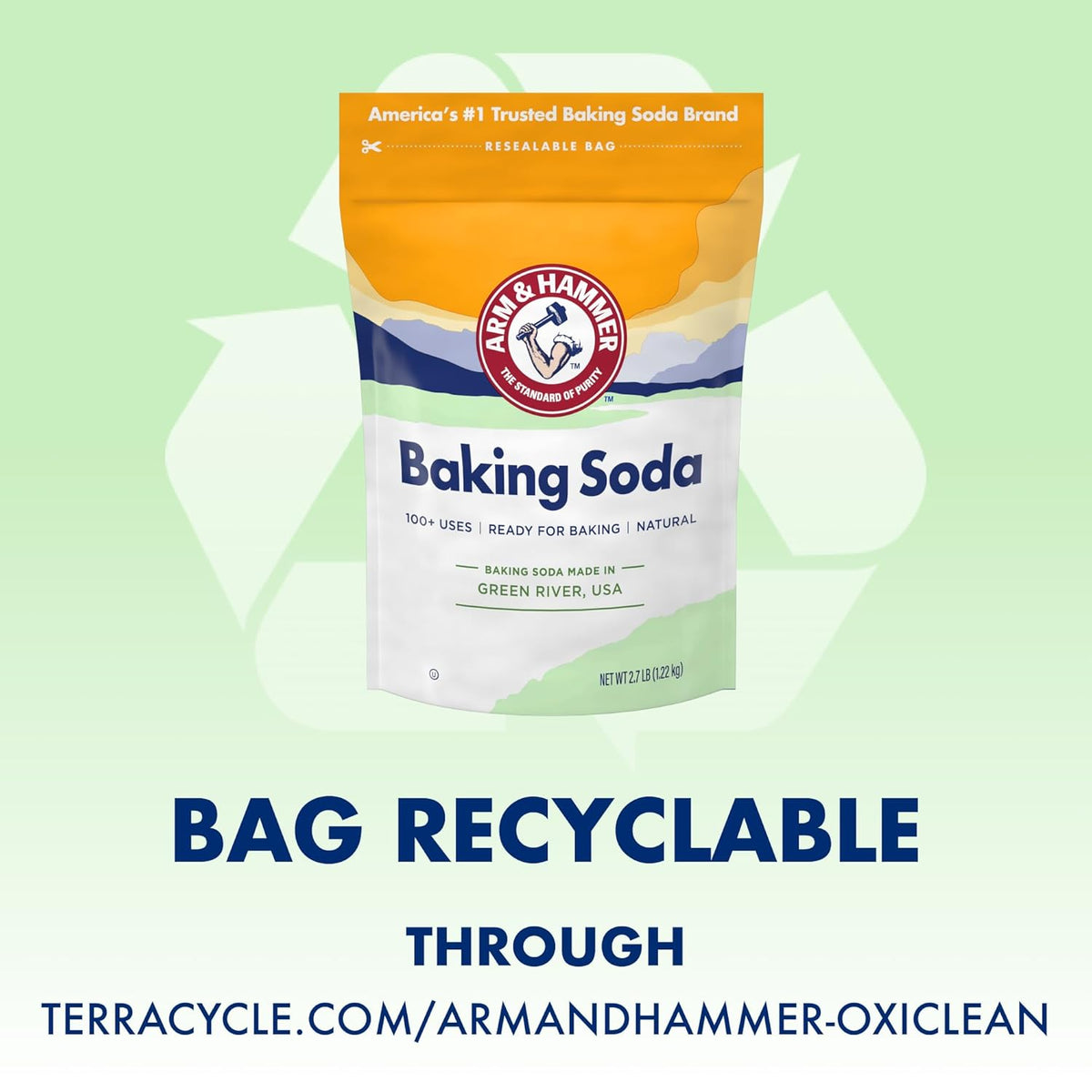 ARM & HAMMER Sodium Bicarbonate, 7 Pounds — Safer Substitute for Harsh Cleaners in Kitchens and Bathrooms