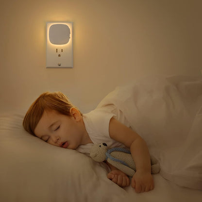 AUVON Dimmable LED Night Light – Cool-to-Warm Diffuse Lighting to Prevent Trips on Dark Stairways