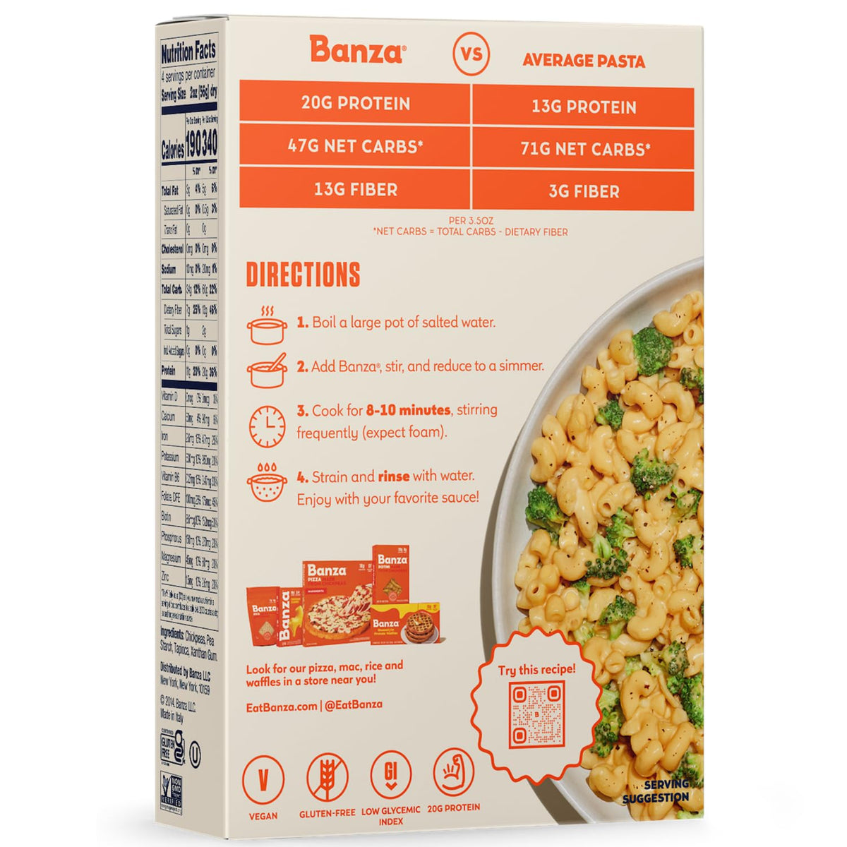 Banza Chickpea Elbows – Simple, High-Protein Pasta for Intentional Meal Prep