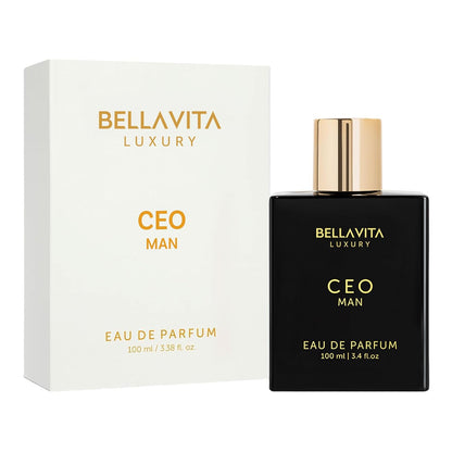 Bellavita Luxury CEO Man Eau de Parfum – Premium Holiday Gift for Husband, Boardroom-Ready Cologne for Men
