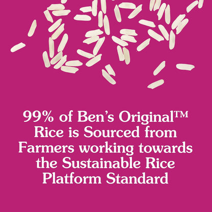 BEN'S ORIGINAL White Rice 10 lb – Consistent Side Dish in 20 Minutes for Dorm and Apartment Galley Kitchens