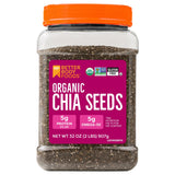 BetterBody Foods Organic Chia Seeds – Giftable Multi-Pack for Vegan Friends, Fitness Lovers and New Homeowners