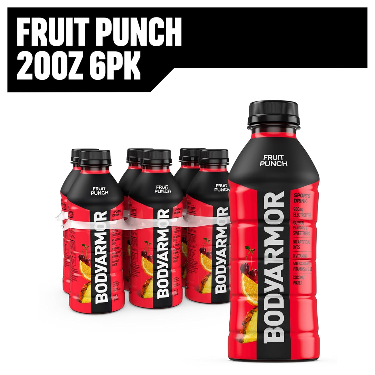 BODYARMOR Electrolyte Beverage – Clean Hydration Staple for Home Office and Recovery Routines, Real Coconut Water Base