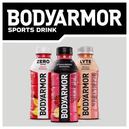 BODYARMOR Electrolyte Beverage – Clean Hydration Staple for Home Office and Recovery Routines, Real Coconut Water Base