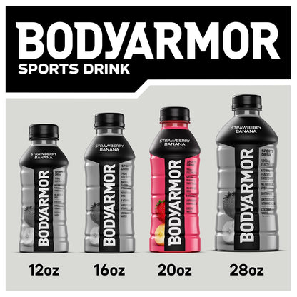 BODYARMOR Electrolyte Beverage – Clean Hydration Staple for Home Office and Recovery Routines, Real Coconut Water Base