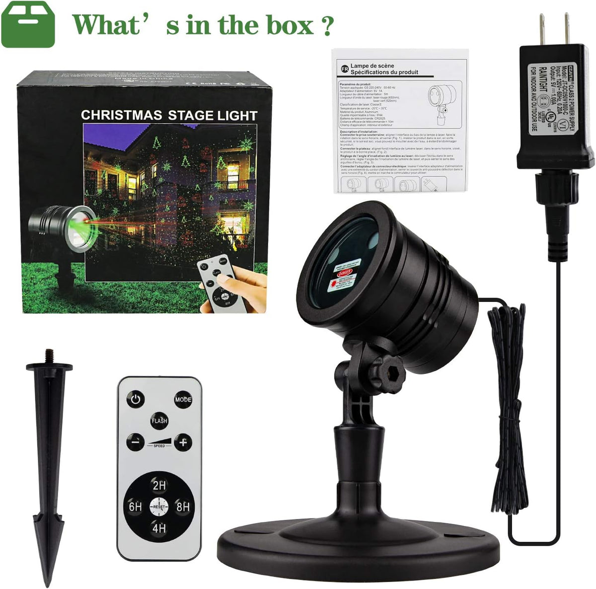 [Brand] Child-Safe Christmas Projector – Cool-Touch, Timer-Controlled Laser Light for Peace of Mind