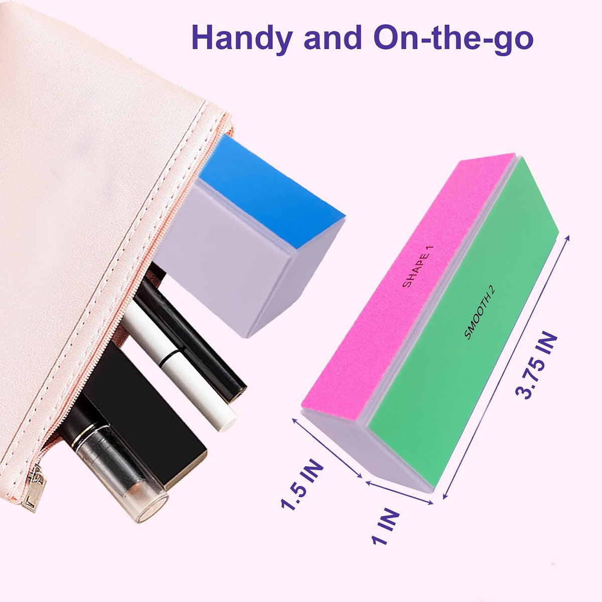 [Brand Name] 4-Way Nail Buffer Set – Thoughtful Birthday Gift for Her, At-Home Manicure Essential