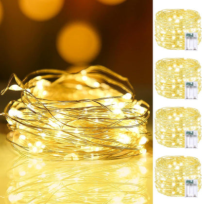 Brightown 240LED Waterproof Battery Fairy Lights – Patio Gazebo & Pergola Outdoor String Lighting with Remote