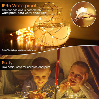 Brightown Firefly Lights 24 Pack Battery Operated – IP65 Waterproof Mini LED String Lights for Camping Cooler Patio Centerpiece and Outdoor Decor