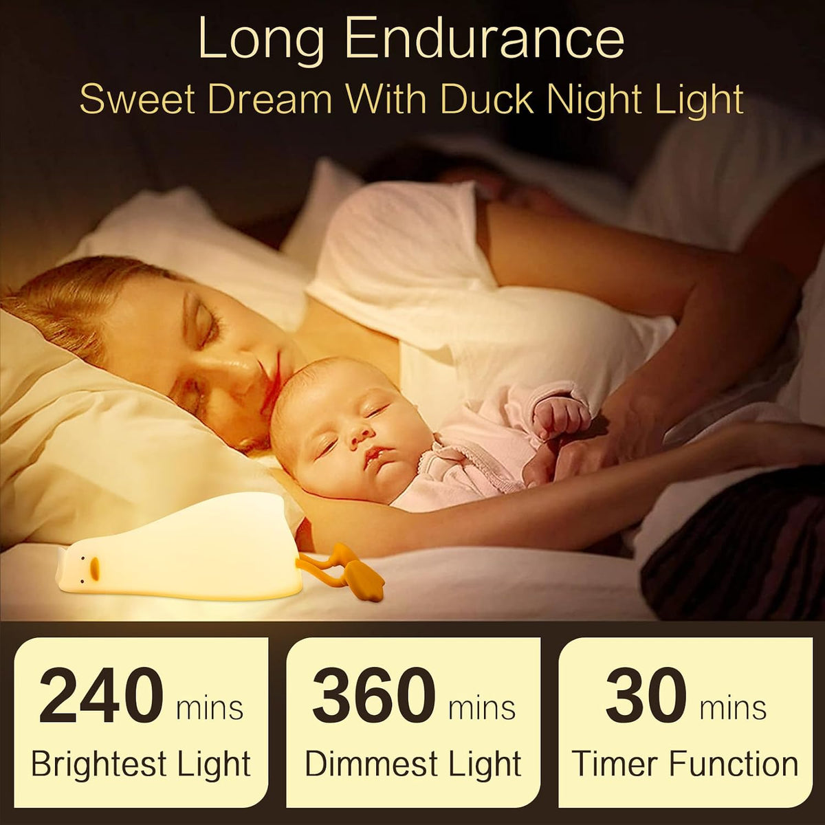 built-in 30-minute auto shut-off timer for sleep-friendly use