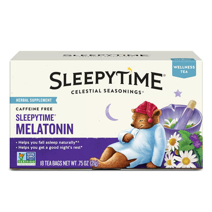 caffeine-free herbal blend centered on chamomile, spearmint, peppermint, lemongrass, and tilia flowers