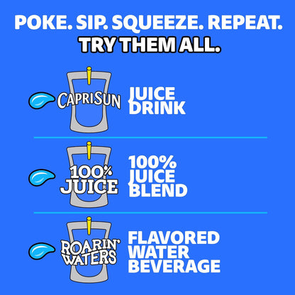 Capri Sun All-Natural Lemonade Pouches – Better-For-You Kids' Hydration with No Artificial Sweeteners, 6 fl oz