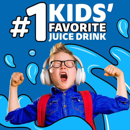 Capri Sun Fruit Punch Juice Pouches for After-School Program Stocking – 40 Single-Serve Drinks with No Added Sugar