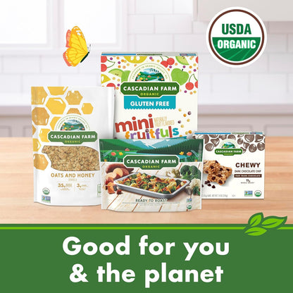 Cascadian Farm Organic Raisin Bran – Regenerative Whole Grain Cereal for a Nourishing Morning Routine