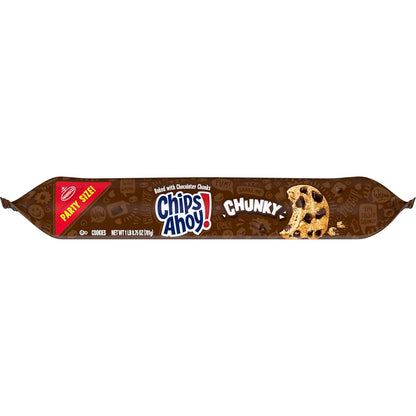 CHIPS AHOY! Chunky Cookies Party Size – Portable Snack for Park Outings and Tailgates, 24.75 oz