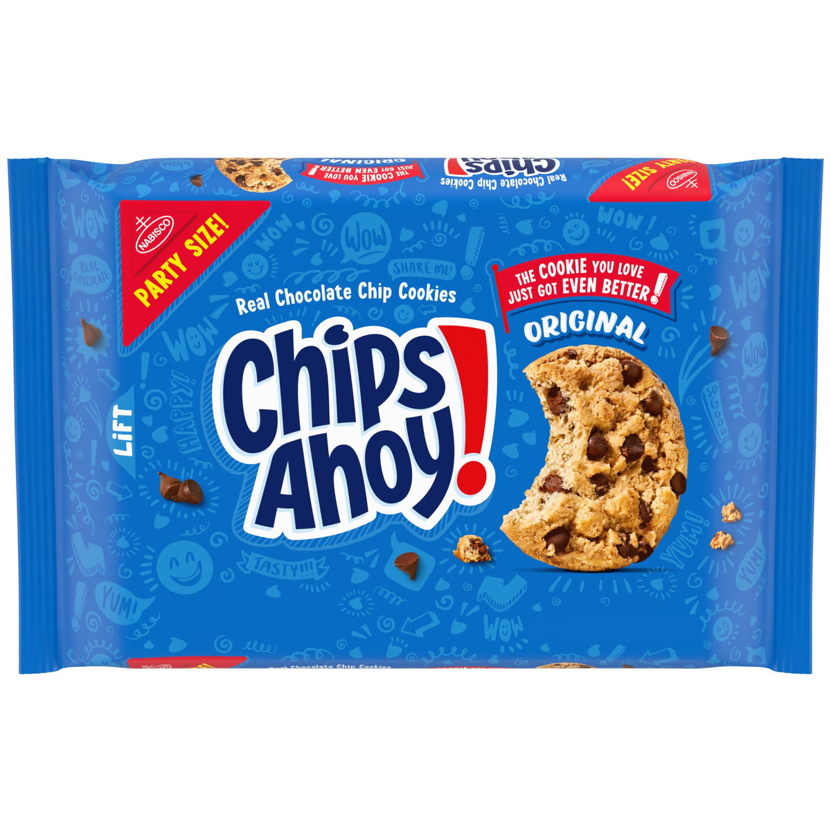 CHIPS AHOY! Rainbow Sprinkle Confetti Cake and Original Chocolate Chip Cookie Assortment as a Hostess Gift or Holiday Present, Family Size