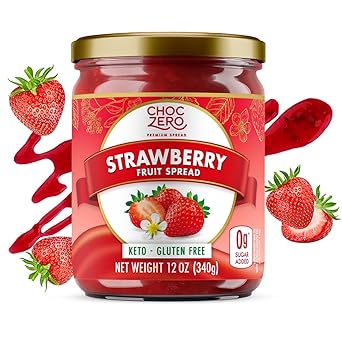 ChocZero Keto Blueberry Preserves – Pure Formula Jar for Less-Is-More Cooking