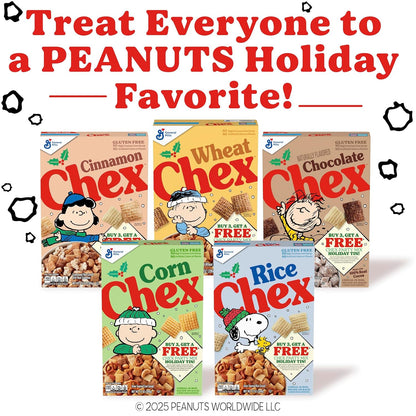 Cinnamon Chex Gluten Free Cereal – Shared Breakfast and Snack Cereal for Every Family Member