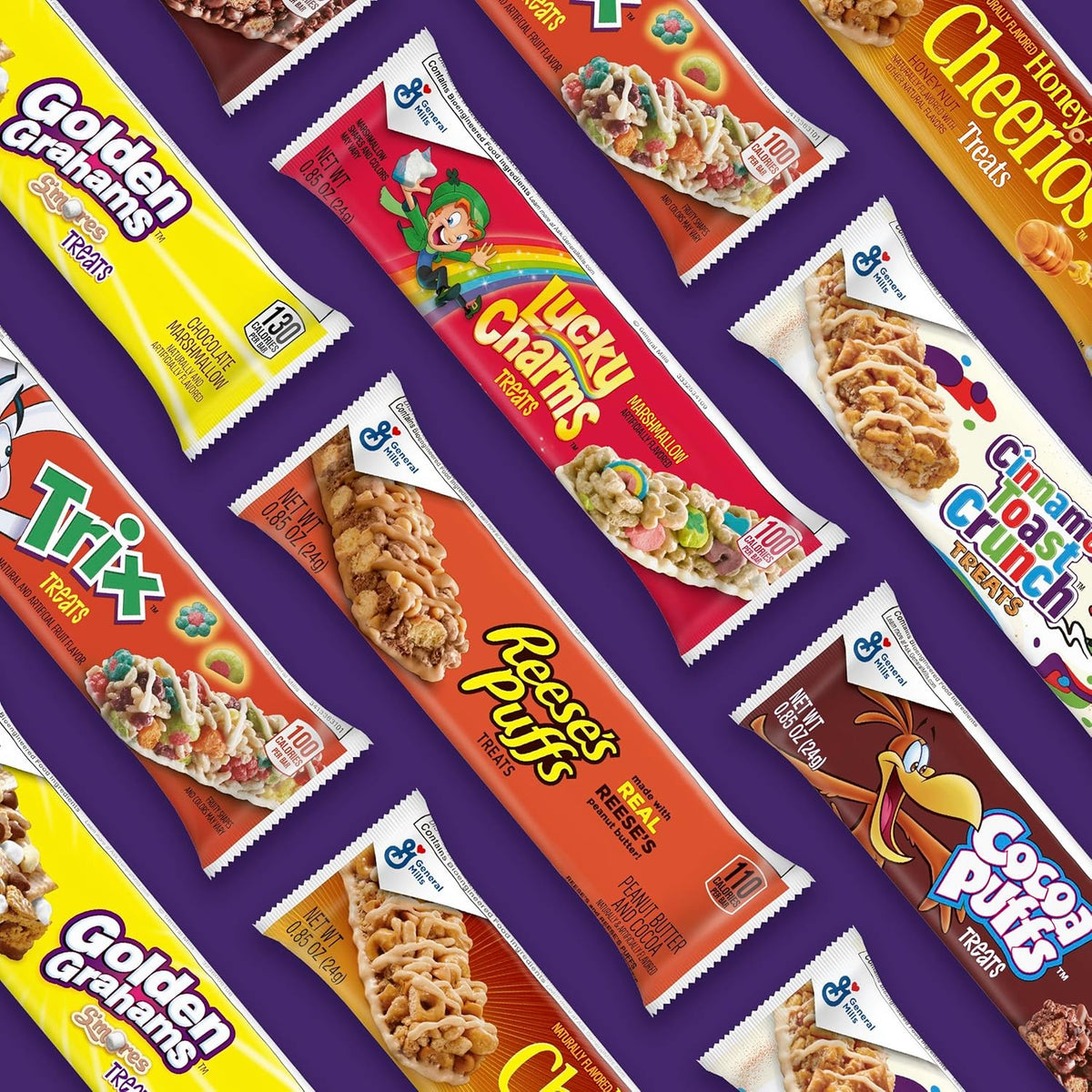 Cinnamon Toast Crunch Cereal Treat Bars, Snack Bars, 8 Ct, 6.8 oz – Familiar Comfort Snack for Busy Self-Care Days