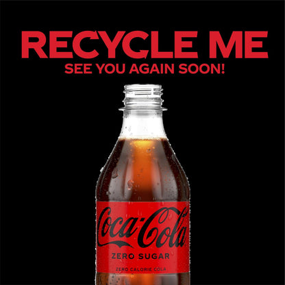 Coca-Cola Coke Zero Sugar Soda 16.9 fl oz 6 Pack – Refreshing Cola for Backyard BBQs and Patio Dining
