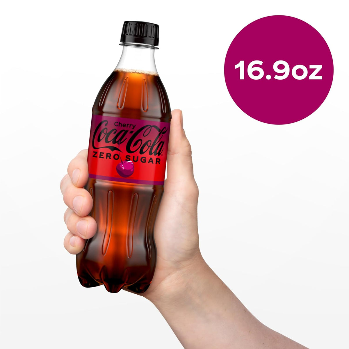 Coca-Cola Zero Sugar Cherry Soda – Steady Caffeine Lift for Study Sessions