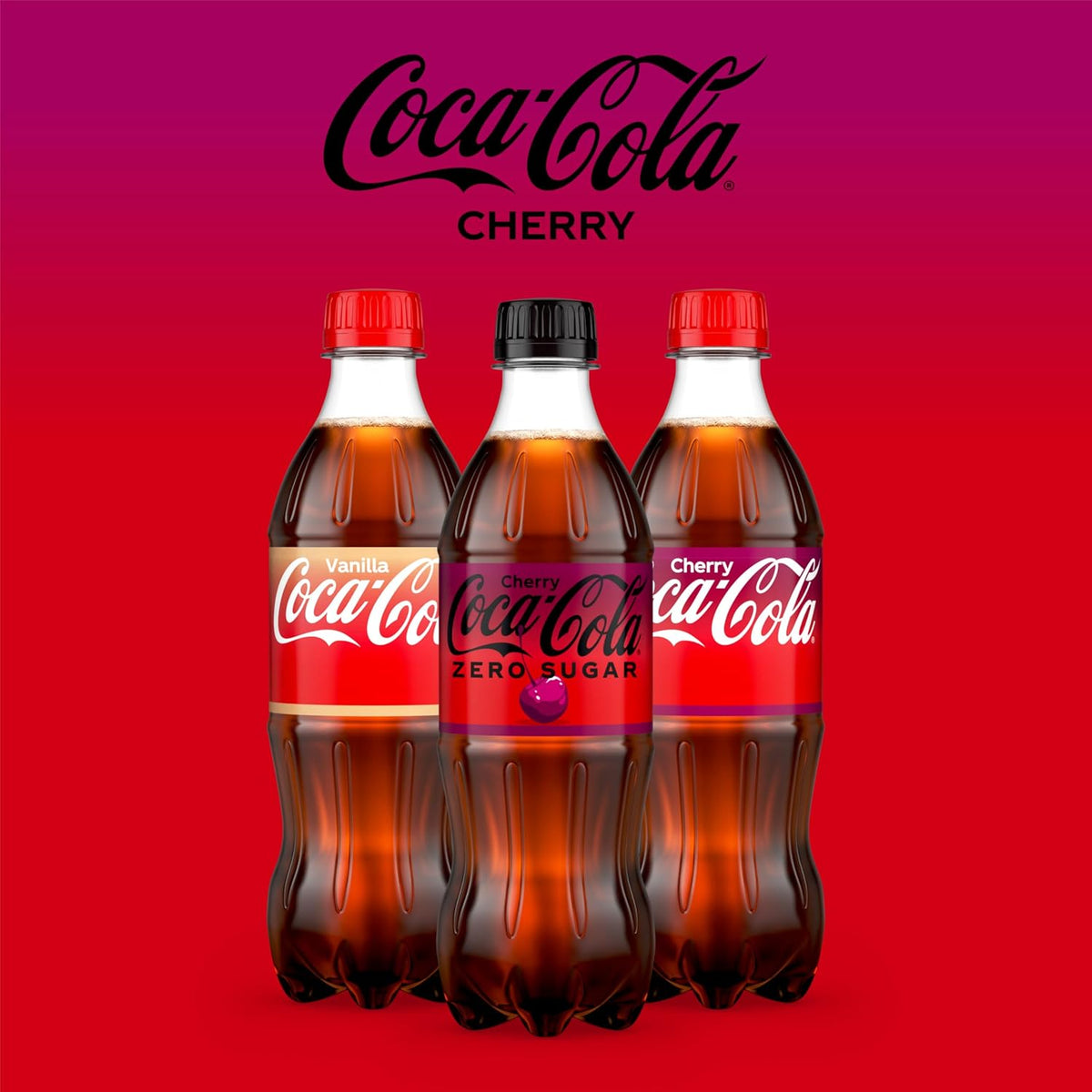 Coca-Cola Zero Sugar Cherry Soda – Steady Caffeine Lift for Study Sessions