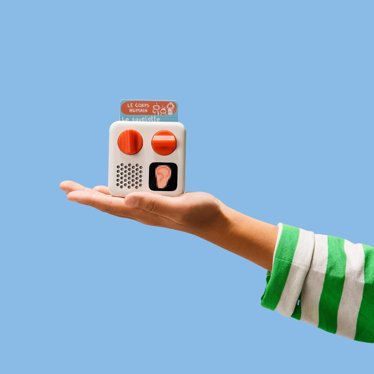 compatible with 1000+ yoto cards including books, podcasts, soundscapes, and a make your own card