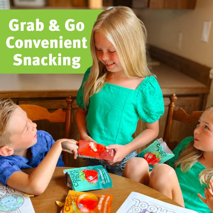 Crispy Green Freeze-Dried Fruit Snacks – Get Well Soon Gift for Recovering Friends and Family, 16 Single-Serve Bags