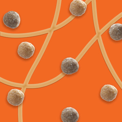 crunchy cereal pieces combined with chewy bar texture