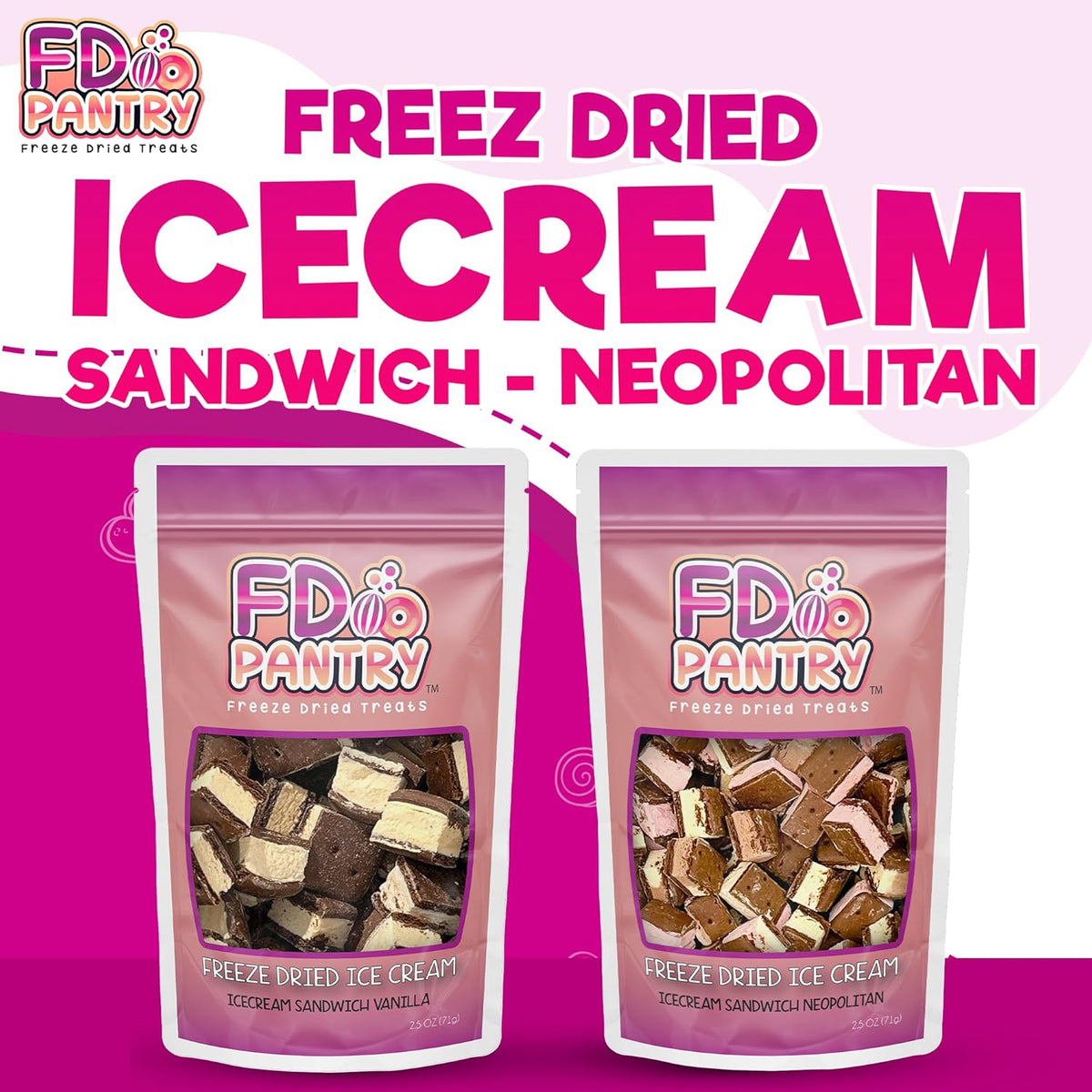 Crunchy Strawberry Chocolate Vanilla Freeze Dried Treat – Easy Last-Minute Gift Bag for Coworkers and Friends